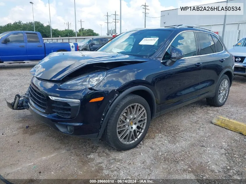 WP1AB2A26HLA50534 2017 Porsche Cayenne S