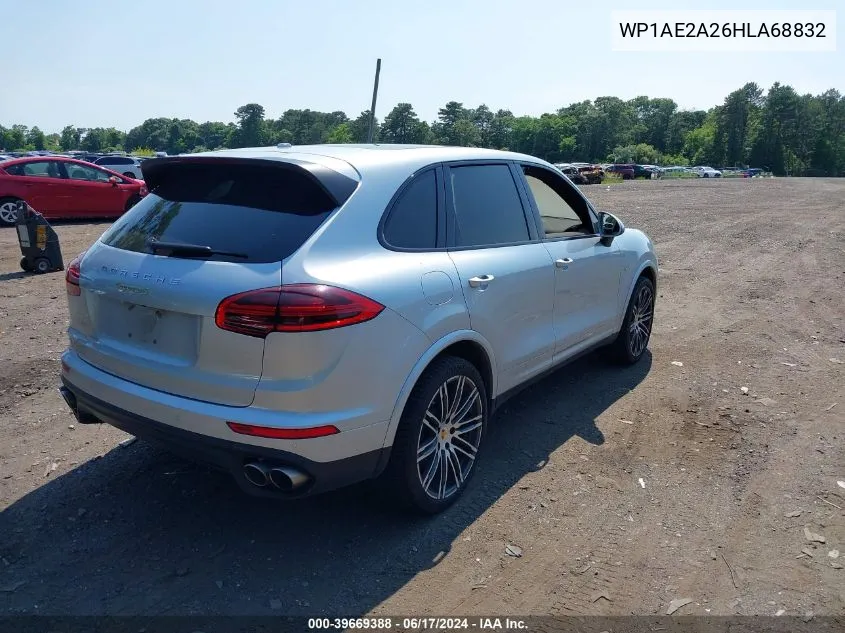 2017 Porsche Cayenne E-Hybrid S Platinum Edition VIN: WP1AE2A26HLA68832 Lot: 39669388