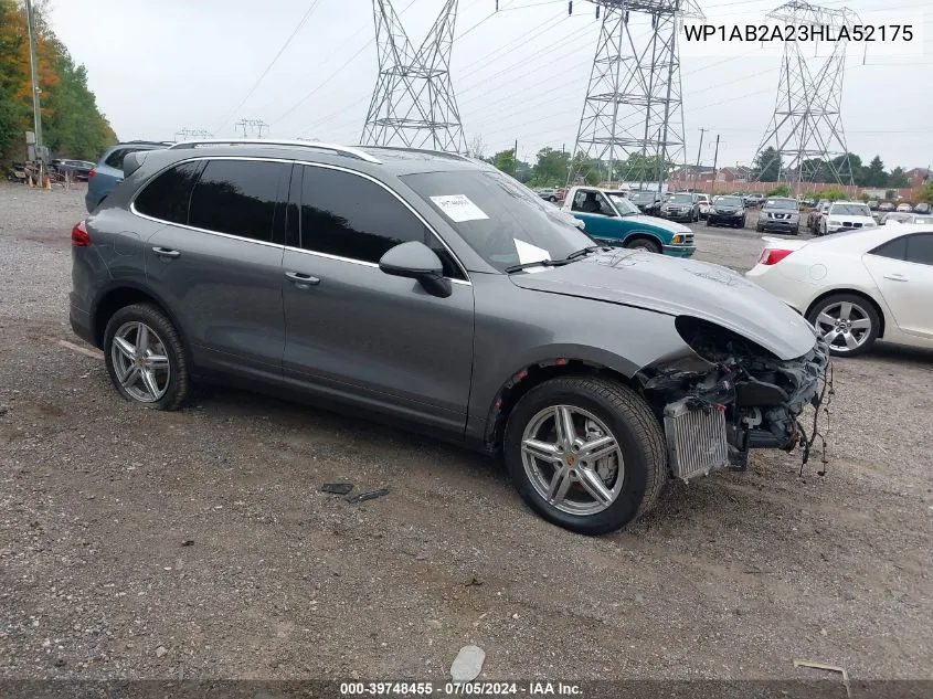 WP1AB2A23HLA52175 2017 Porsche Cayenne S