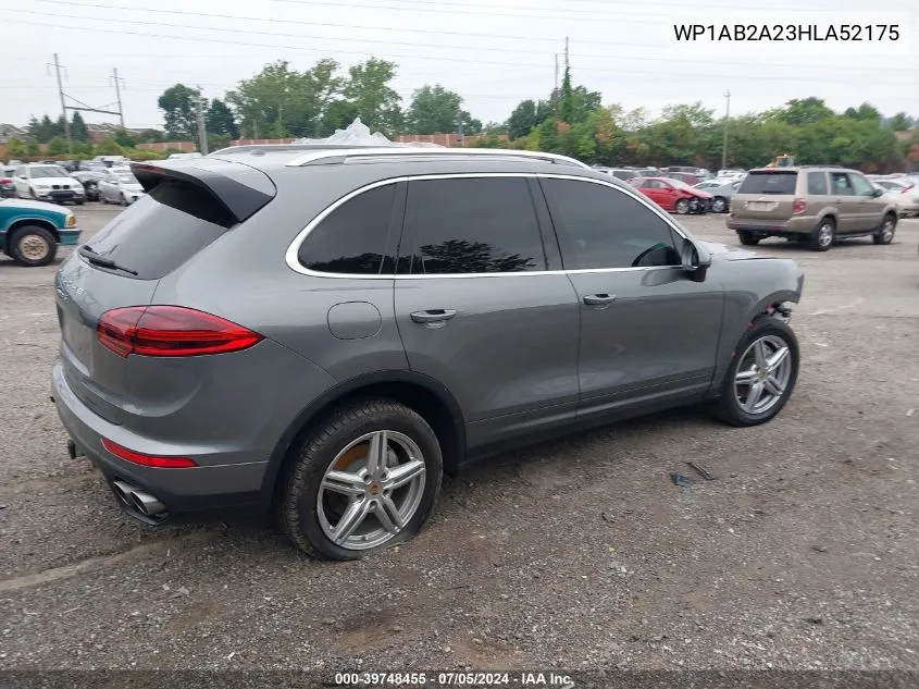 WP1AB2A23HLA52175 2017 Porsche Cayenne S