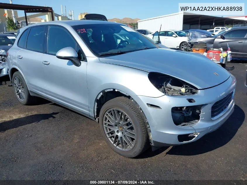 WP1AA2A2XHKA88938 2017 Porsche Cayenne Platinum Edition