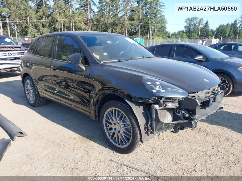 WP1AB2A27HLA50560 2017 Porsche Cayenne S