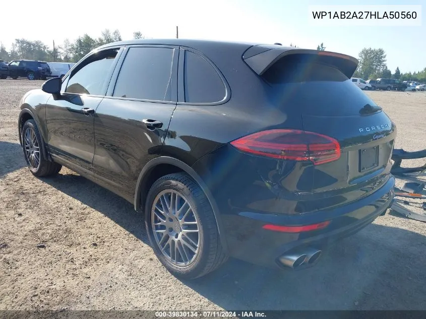 WP1AB2A27HLA50560 2017 Porsche Cayenne S