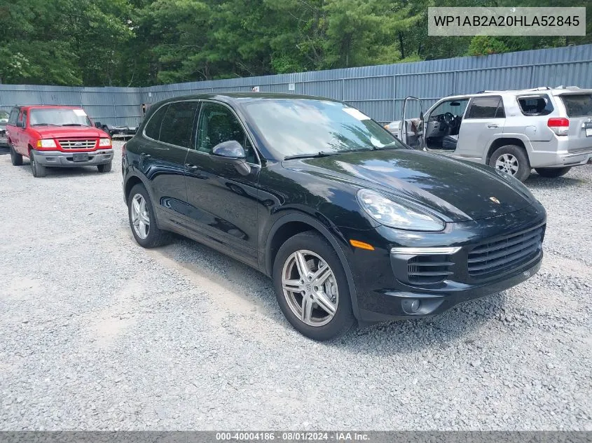 WP1AB2A20HLA52845 2017 Porsche Cayenne S