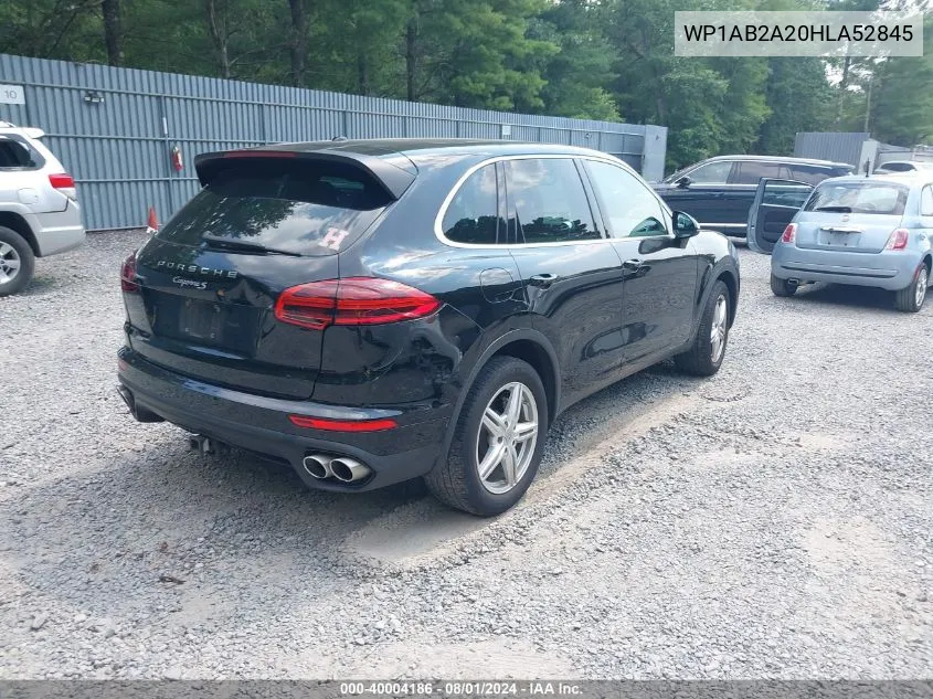 WP1AB2A20HLA52845 2017 Porsche Cayenne S