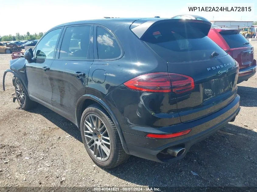 WP1AE2A24HLA72815 2017 Porsche Cayenne E-Hybrid S Platinum Edition