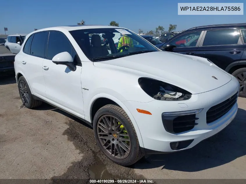 WP1AE2A28HLA75586 2017 Porsche Cayenne E-Hybrid S Platinum Edition