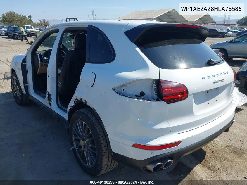 WP1AE2A28HLA75586 2017 Porsche Cayenne E-Hybrid S Platinum Edition