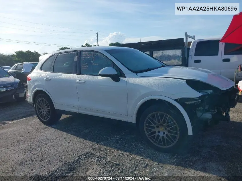 WP1AA2A25HKA80696 2017 Porsche Cayenne