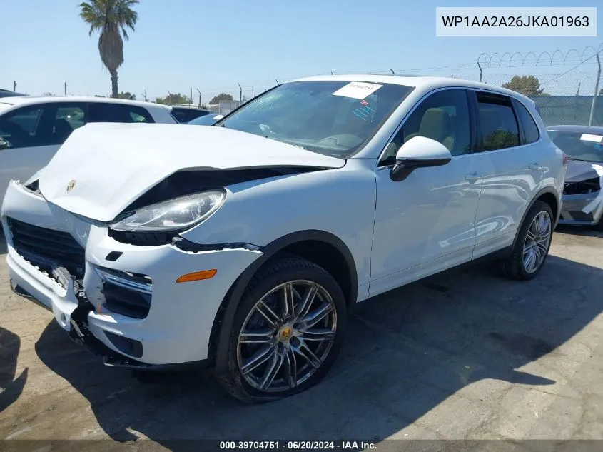 WP1AA2A26JKA01963 2018 Porsche Cayenne