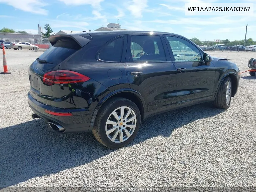 WP1AA2A25JKA03767 2018 Porsche Cayenne