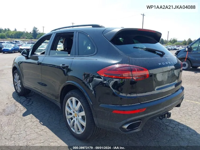 WP1AA2A21JKA04088 2018 Porsche Cayenne Platinum Edition