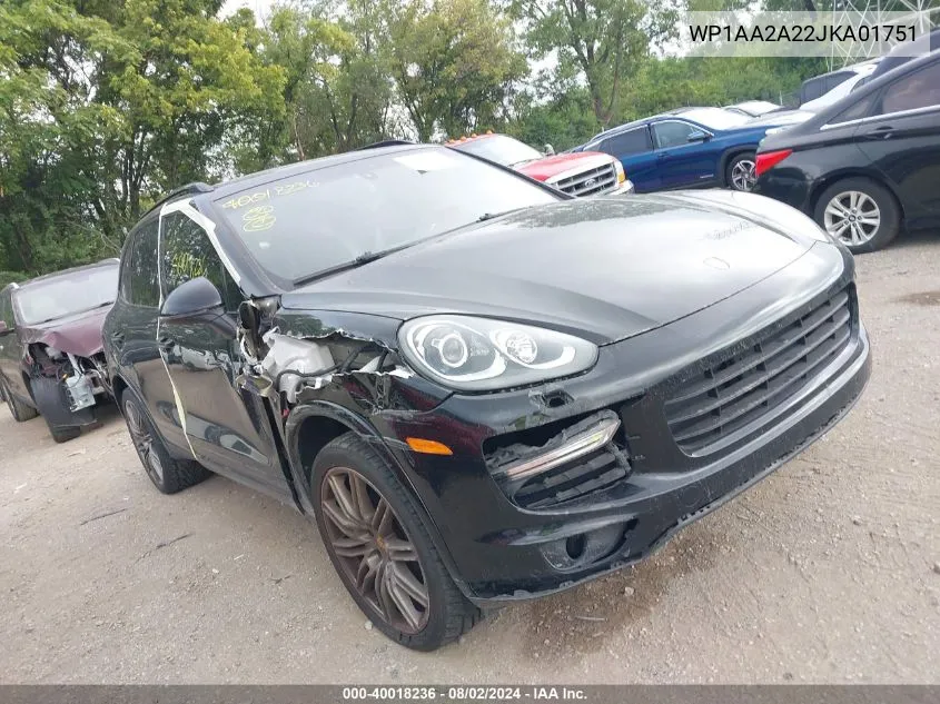 WP1AA2A22JKA01751 2018 Porsche Cayenne