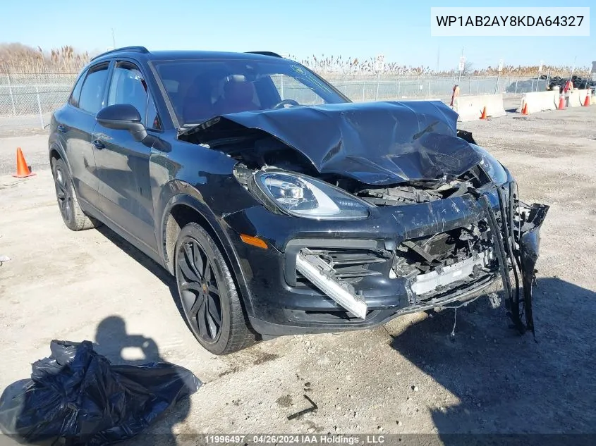 WP1AB2AY8KDA64327 2019 Porsche Cayenne