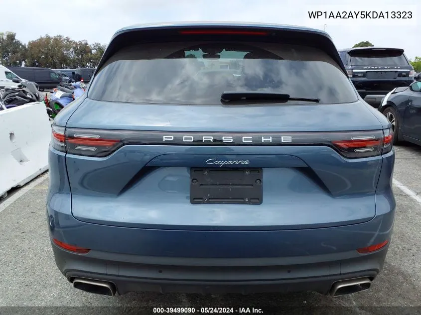 WP1AA2AY5KDA13323 2019 Porsche Cayenne