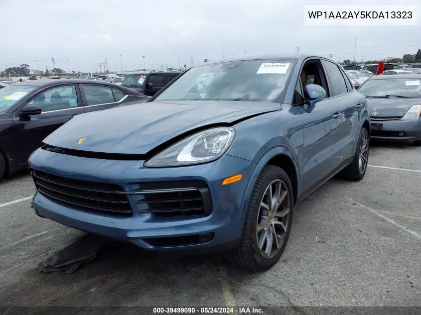 2019 Porsche Cayenne VIN: WP1AA2AY5KDA13323 Lot: 39499090