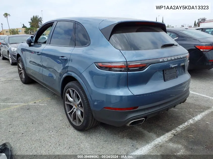 WP1AA2AY5KDA13323 2019 Porsche Cayenne