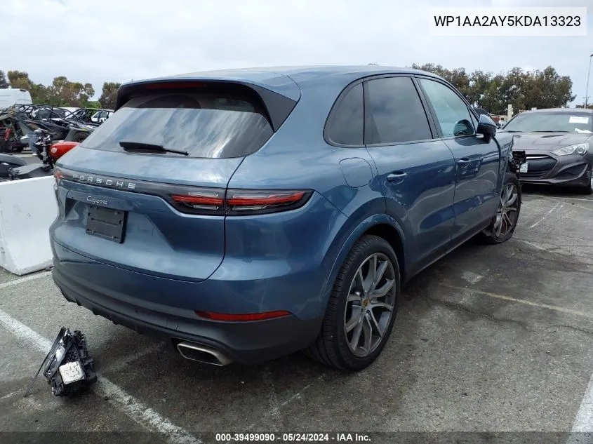 WP1AA2AY5KDA13323 2019 Porsche Cayenne