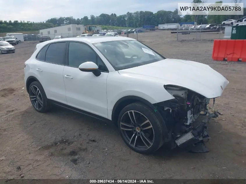 WP1AA2AY9KDA05788 2019 Porsche Cayenne