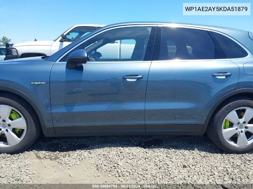 WP1AE2AY5KDA51879 2019 Porsche Cayenne E-Hybrid Se Hybrid