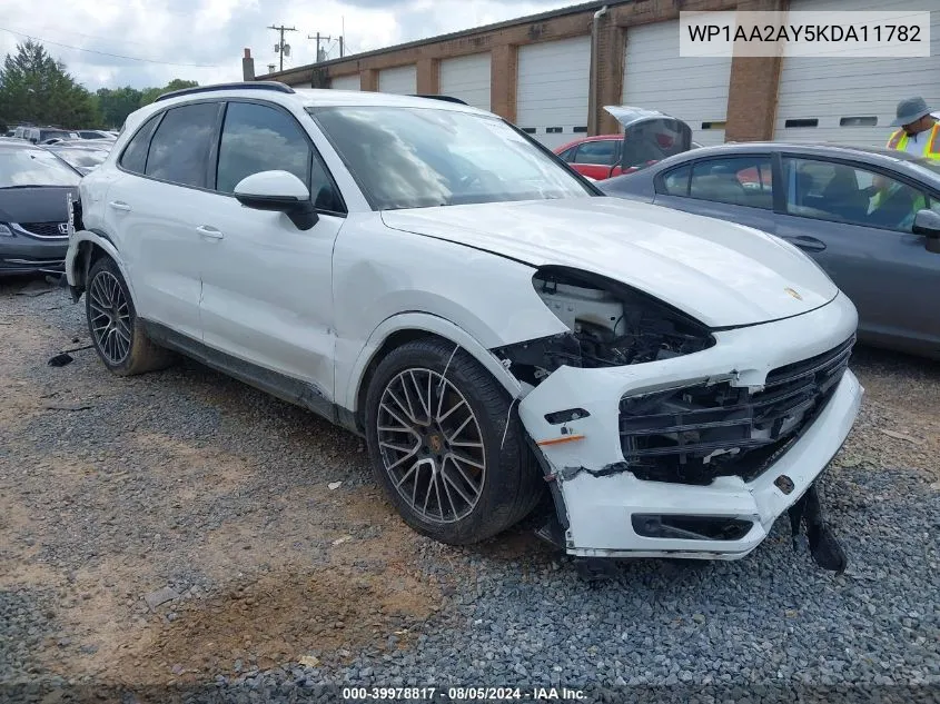 WP1AA2AY5KDA11782 2019 Porsche Cayenne