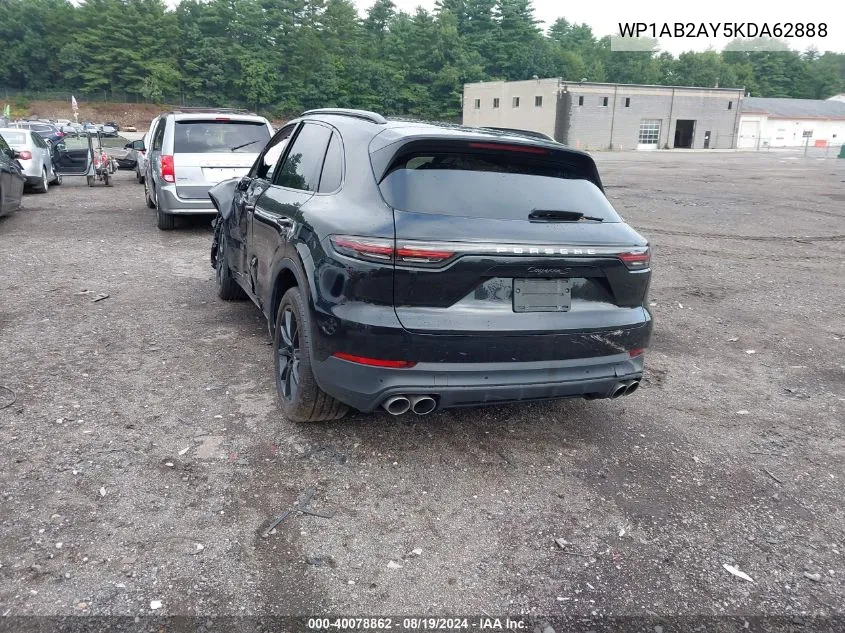 WP1AB2AY5KDA62888 2019 Porsche Cayenne S