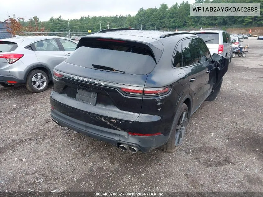 WP1AB2AY5KDA62888 2019 Porsche Cayenne S