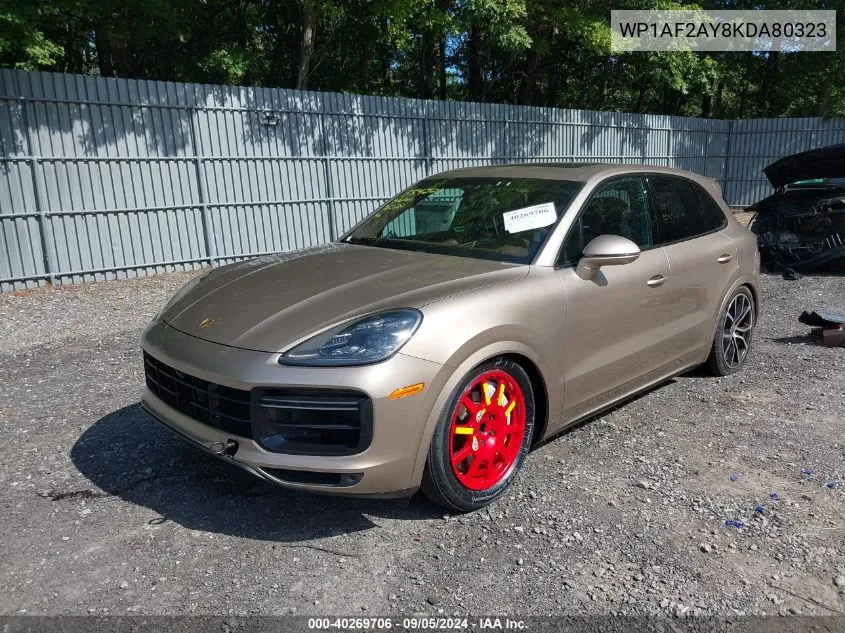 2019 Porsche Cayenne Turbo VIN: WP1AF2AY8KDA80323 Lot: 40269706