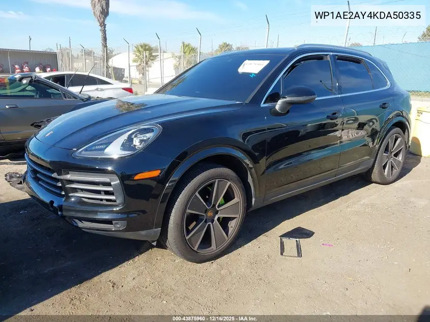 WP1AE2AY4KDA50335 2019 Porsche Cayenne E-Hybrid
