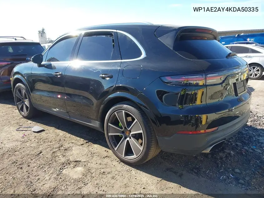 WP1AE2AY4KDA50335 2019 Porsche Cayenne E-Hybrid