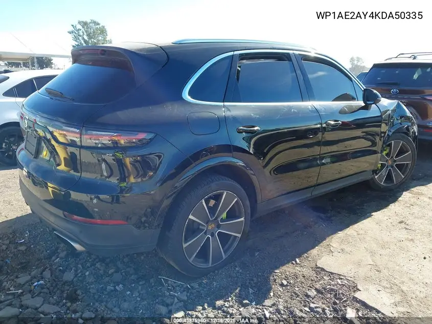 WP1AE2AY4KDA50335 2019 Porsche Cayenne E-Hybrid