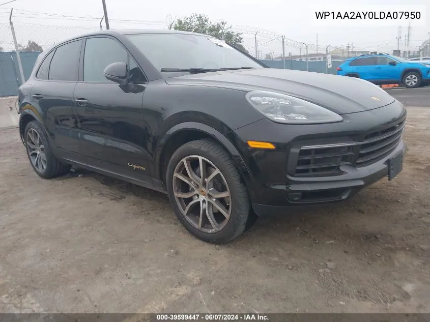 WP1AA2AY0LDA07950 2020 Porsche Cayenne