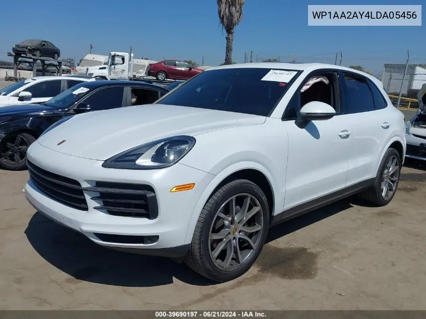 2020 Porsche Cayenne VIN: WP1AA2AY4LDA05456 Lot: 39690197