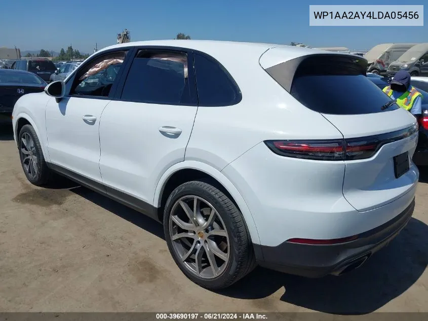 WP1AA2AY4LDA05456 2020 Porsche Cayenne