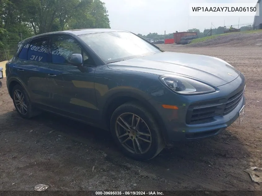 2020 Porsche Cayenne VIN: WP1AA2AY7LDA06150 Lot: 39695035