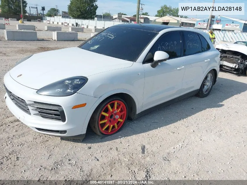 WP1AB2AY2LDA28148 2020 Porsche Cayenne S