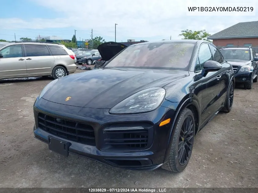 WP1BG2AY0MDA50219 2021 Porsche Cayenne