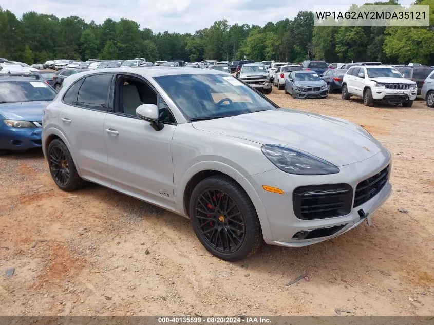 WP1AG2AY2MDA35121 2021 Porsche Cayenne Gts