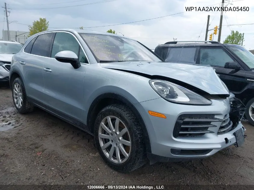 WP1AA2AYXNDA05450 2022 Porsche Cayenne