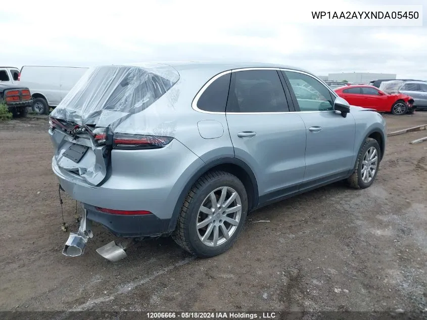 WP1AA2AYXNDA05450 2022 Porsche Cayenne