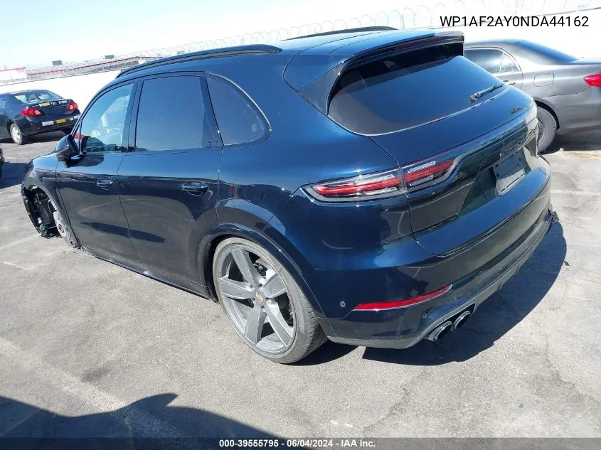 WP1AF2AY0NDA44162 2022 Porsche Cayenne Turbo