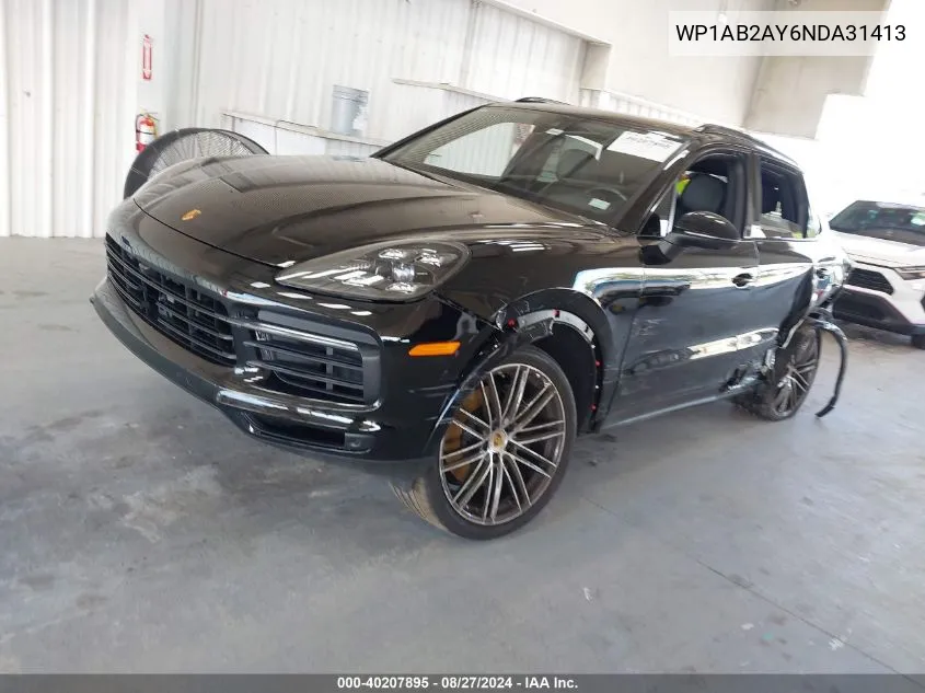 WP1AB2AY6NDA31413 2022 Porsche Cayenne S/S Platinum Edition