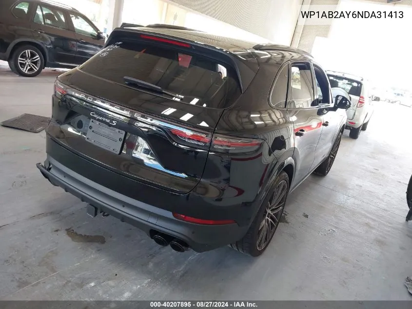 WP1AB2AY6NDA31413 2022 Porsche Cayenne S/S Platinum Edition