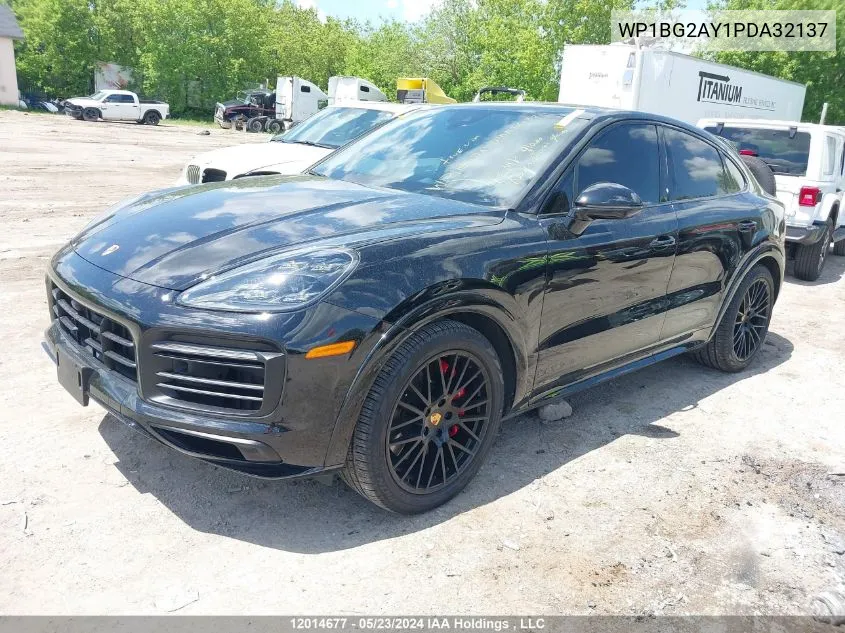 2023 Porsche Cayenne VIN: WP1BG2AY1PDA32137 Lot: 12014677