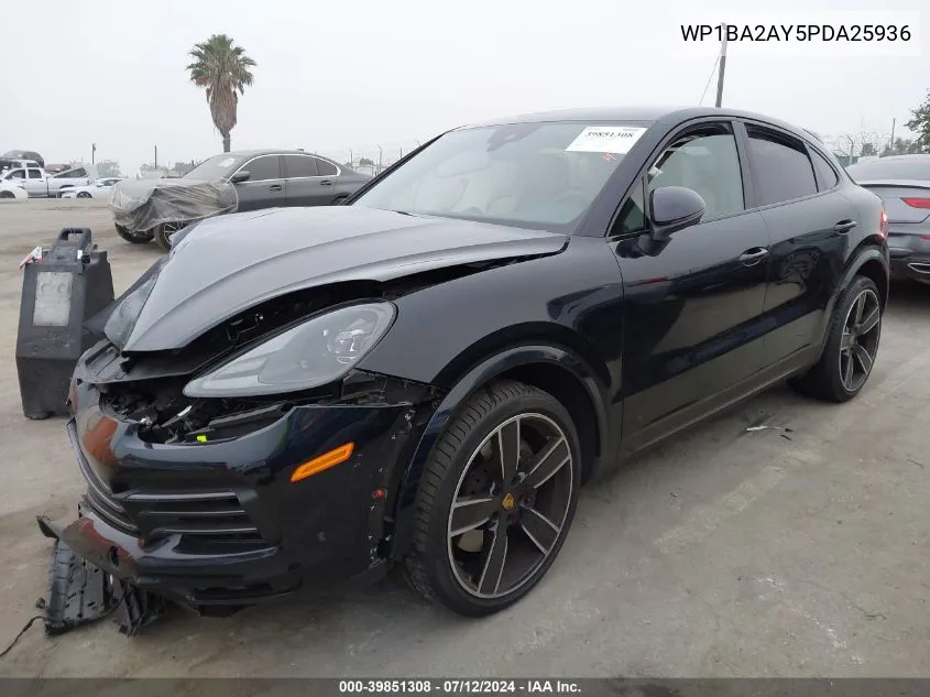 2023 Porsche Cayenne Coupe/Coupe Platinum Edition VIN: WP1BA2AY5PDA25936 Lot: 39851308