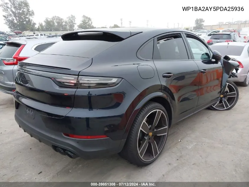 2023 Porsche Cayenne Coupe/Coupe Platinum Edition VIN: WP1BA2AY5PDA25936 Lot: 39851308