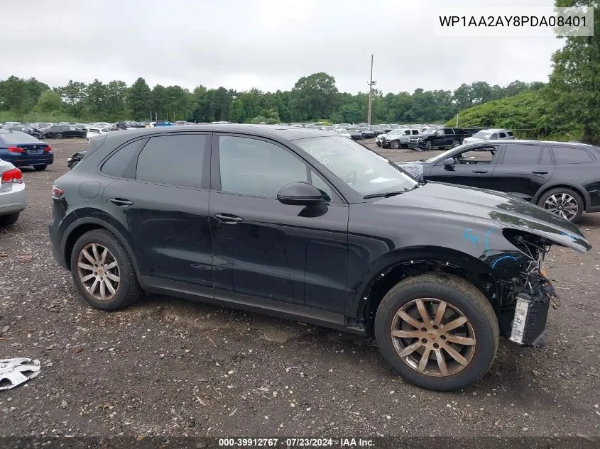 WP1AA2AY8PDA08401 2023 Porsche Cayenne Platinum Edition