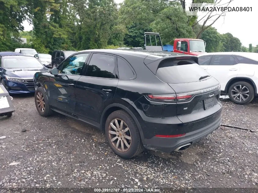 WP1AA2AY8PDA08401 2023 Porsche Cayenne Platinum Edition