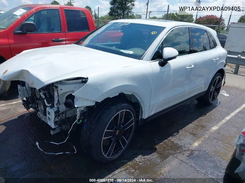 2023 Porsche Cayenne Platinum Edition VIN: WP1AA2AYXPDA09405 Lot: 40087238