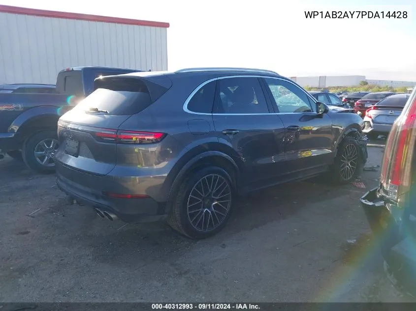 WP1AB2AY7PDA14428 2023 Porsche Cayenne S/S Platinum Edition